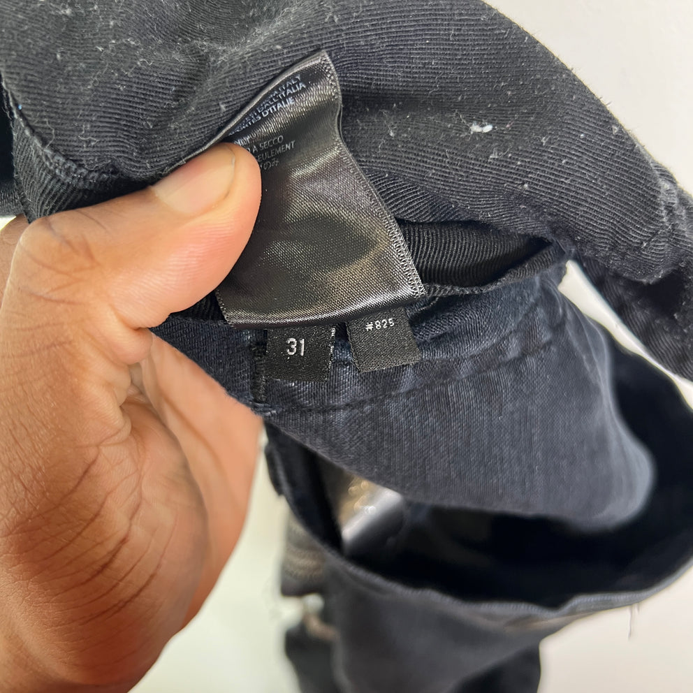 Amiri Black Iridescent Patch MX1 Jeans