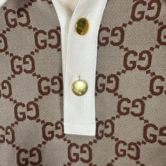 Gucci Monogram Polo Size L