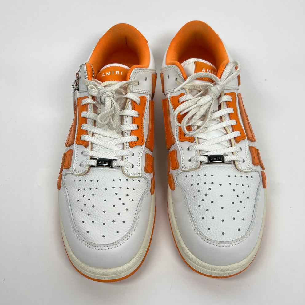 Amiri Orange Skel Low Top Sneaker Size 45