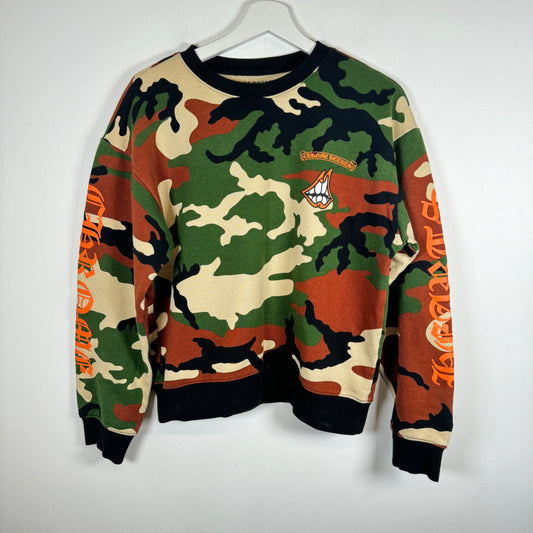 Chrome Hearts Matty Boy Camo Crewneck Size M