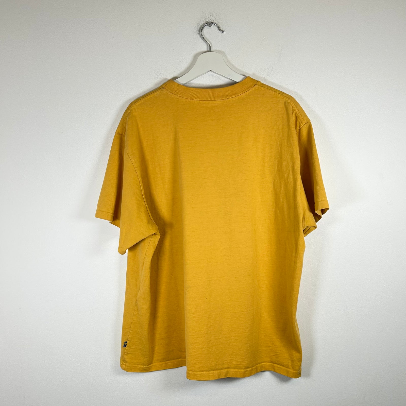 Acne Studios Yellow Pocket logo T-shirt Size L