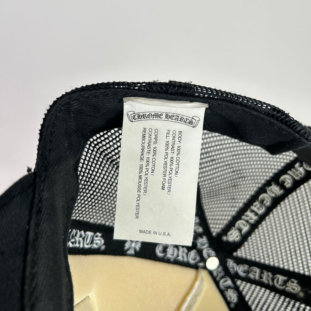 Chrome Hearts Smoked Fuck Hollywood Trucker Hat