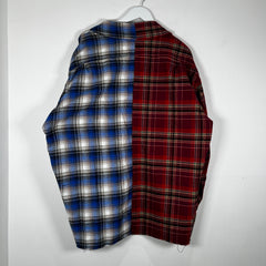 Greg Lauren Split Plaid 4-Pocket Flannel Size 4