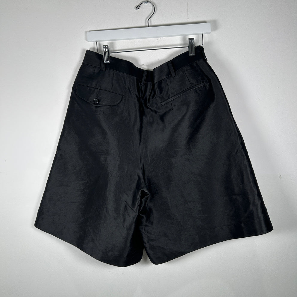 Comme Des Garcon Homme Plus Wide Leg Pleated Shorts Size M