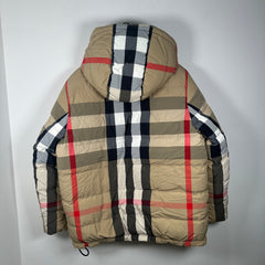 Burberry Reversible Check Puffer Jacket Size XL