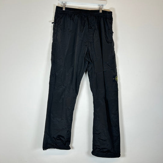 Stone Island Black Nylon Cargo Pants Size 38