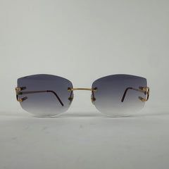 Cartier Gold C-Frame Sunglasses