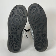 Alexander McQueen Black/Silver Crystal Sneaker Size 43