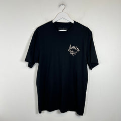 Amiri Black Hollywood Logo T-Shirt Size M