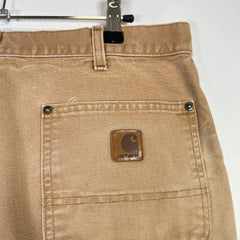Carhartt Vintage Khaki Distressed Double Knee Carpenter Pants