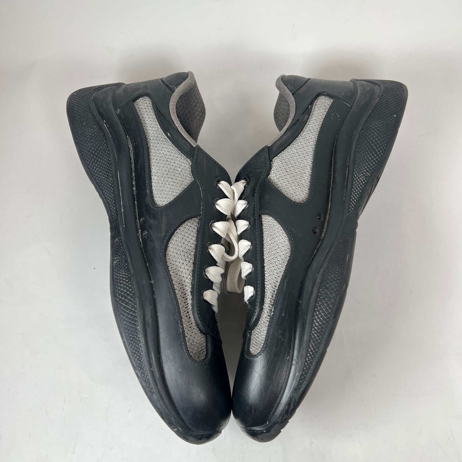 Prada Black Rubber America Cups Size 42
