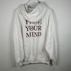 Balenciaga ‘Free Your Mind’ Graphic White Hoodie Size S