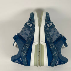 Louis Vuitton LV Denim Monogram Trainer Size LV10.5