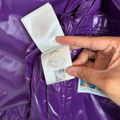 Moncler Purple Tibb Down Vest Size 5