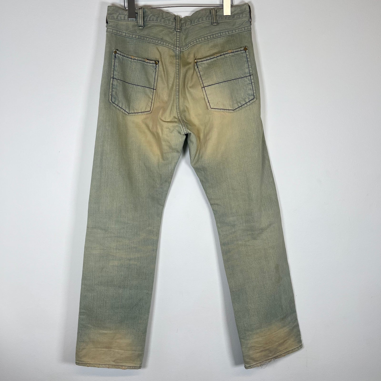 Number (N)ine AW02 "Nowhere Man" Sandwash Jeans Size 2