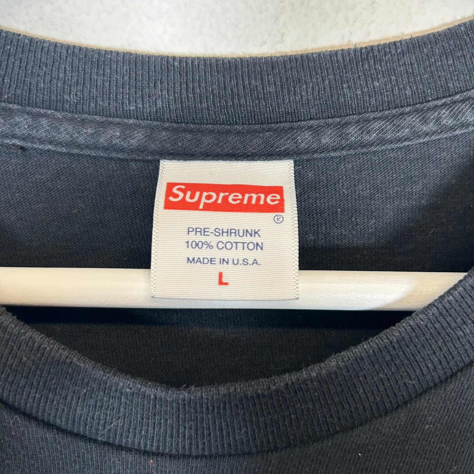 Supreme Black Gucci Mane Print T-Shirt Size L