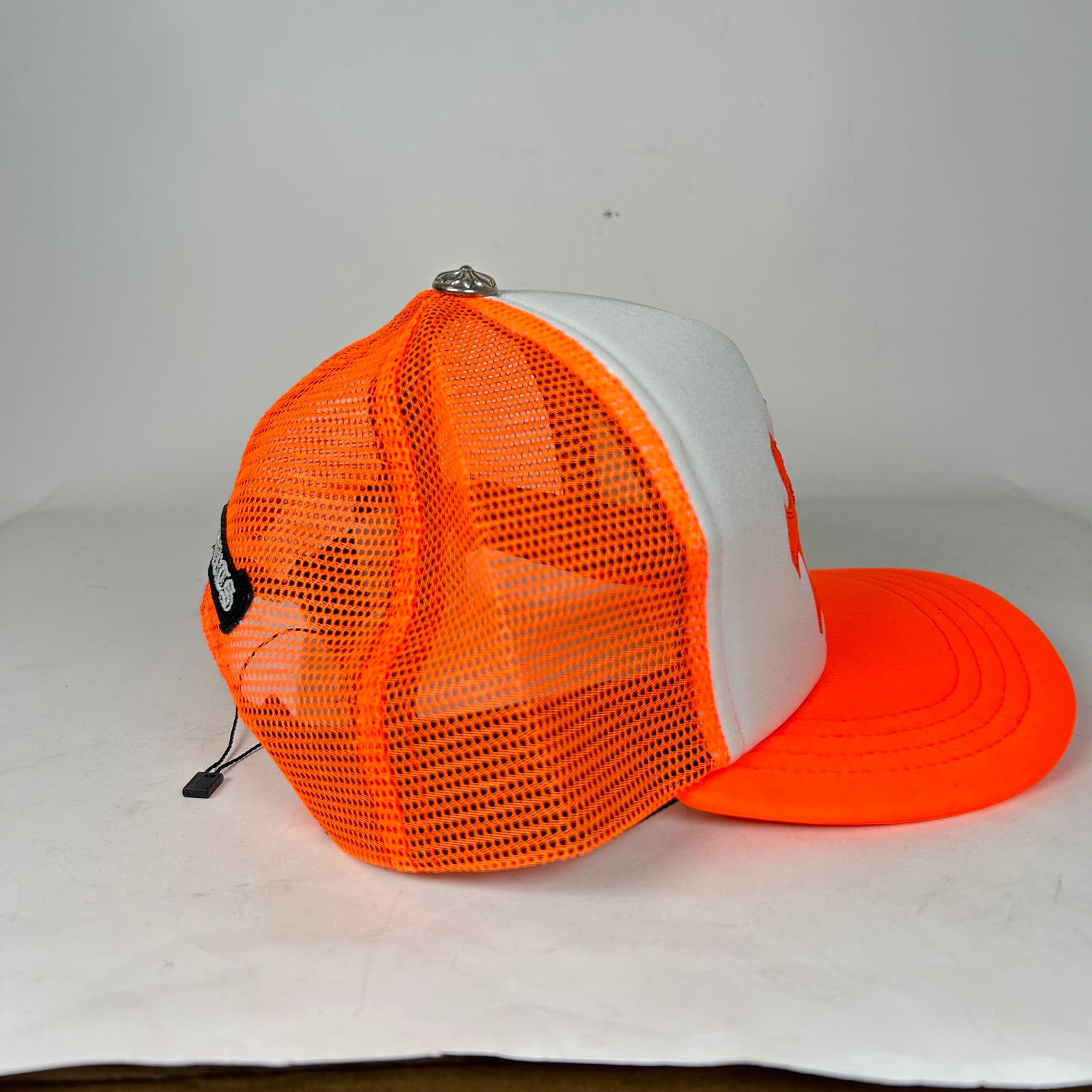 Chrome Hearts Orange Cemetery Patch Trucker Hat