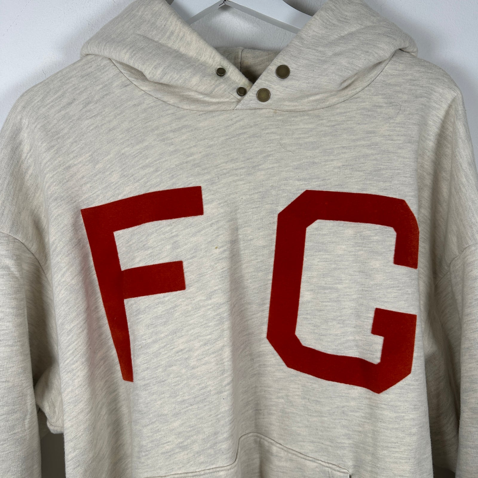 Fear Of God 'FG' Graphic Hoodie Size M