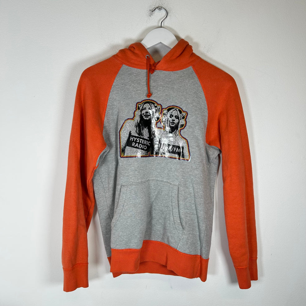 Hysteric Glamour Orange/Grey Radio Hoodie Size S