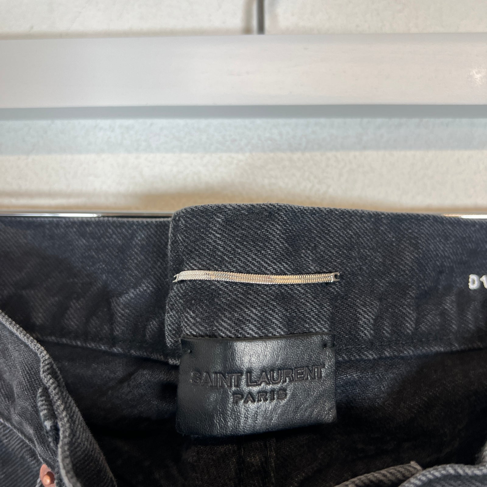 Saint Laurent D18 Black Washed Jeans Size 32