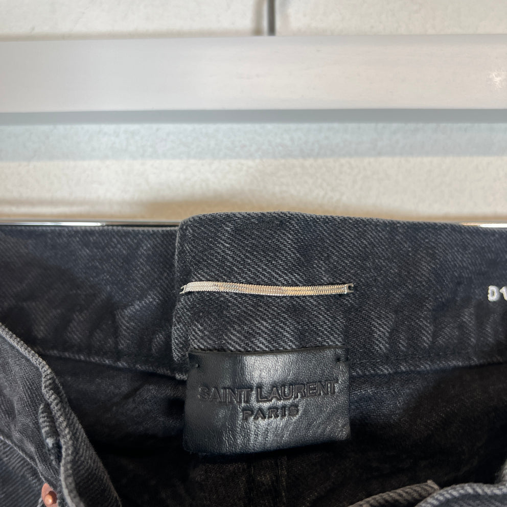 Saint Laurent D18 Black Washed Jeans Size 32