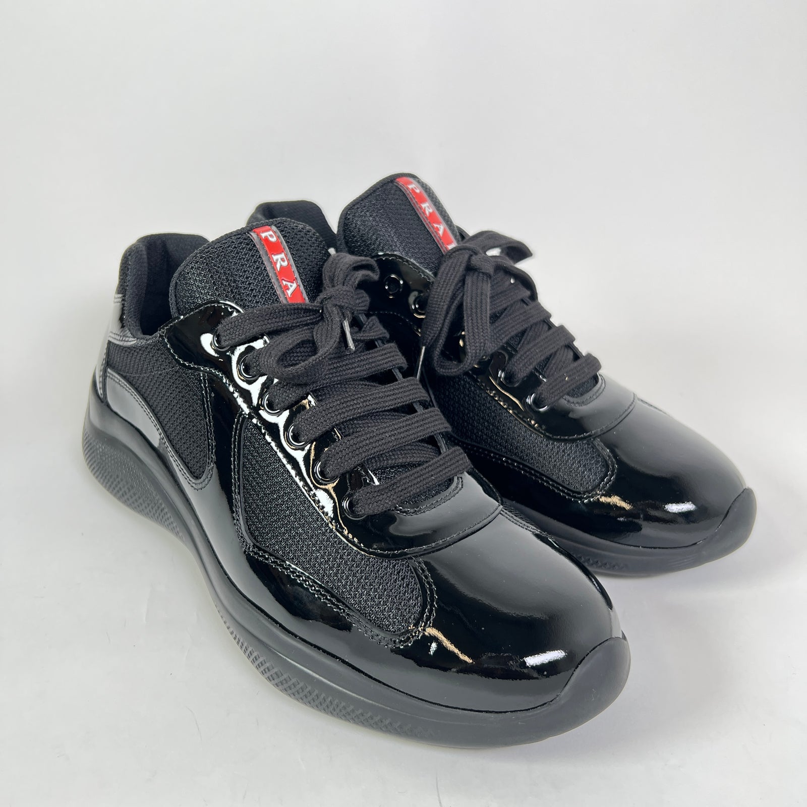 Prada Black Patent Leather America Cups