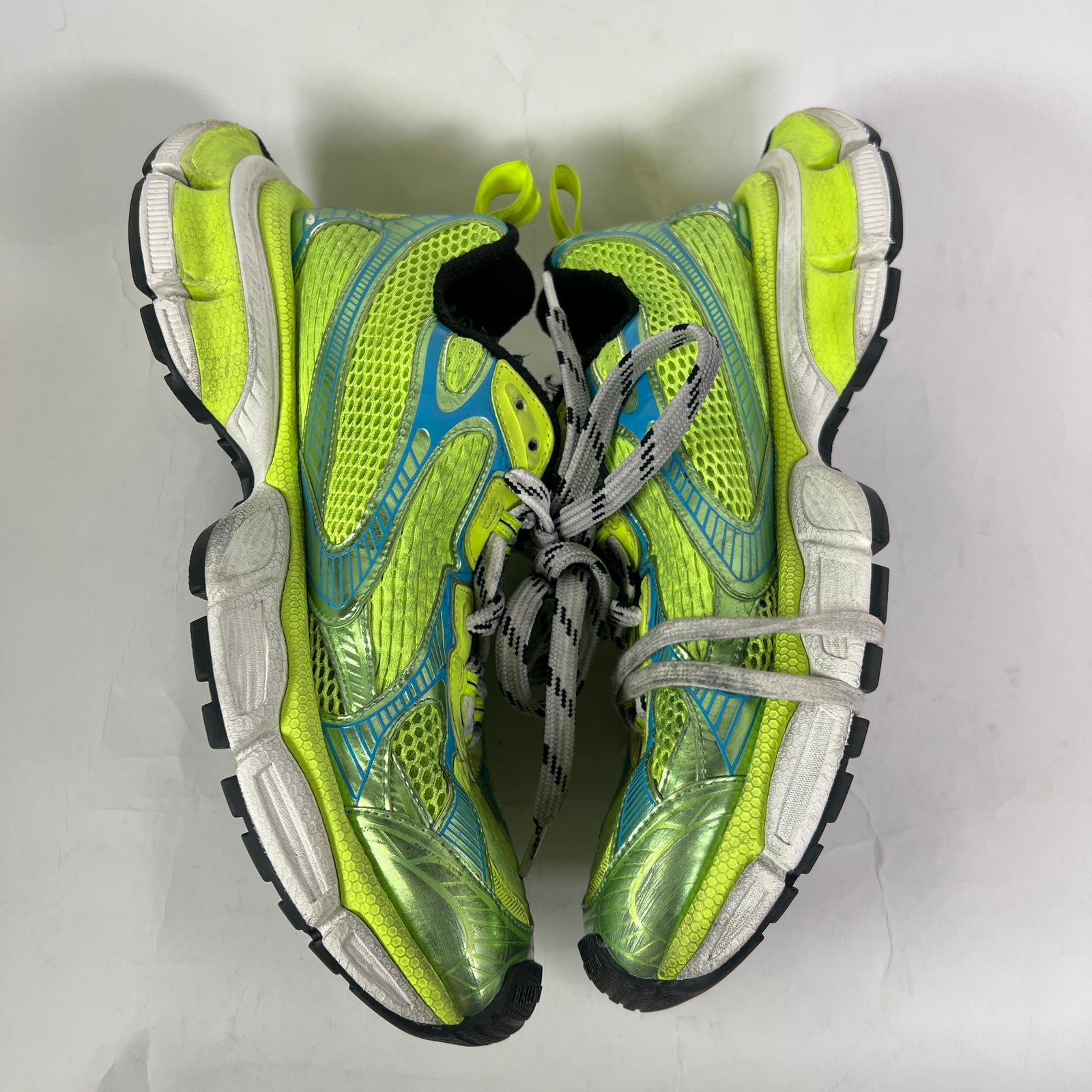 Balenciaga Fluorescent Yellow/Blue 3XL Sneaker Size 45