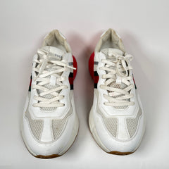 Gucci White Web Rhyton Sneaker Size GG 12
