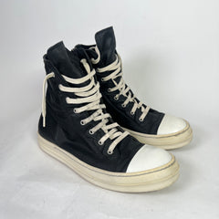 Rick Owens DRKSHDW Waxed High-Top Ramones