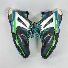 Balenciaga Green/Blue Track Sneakers Size 45