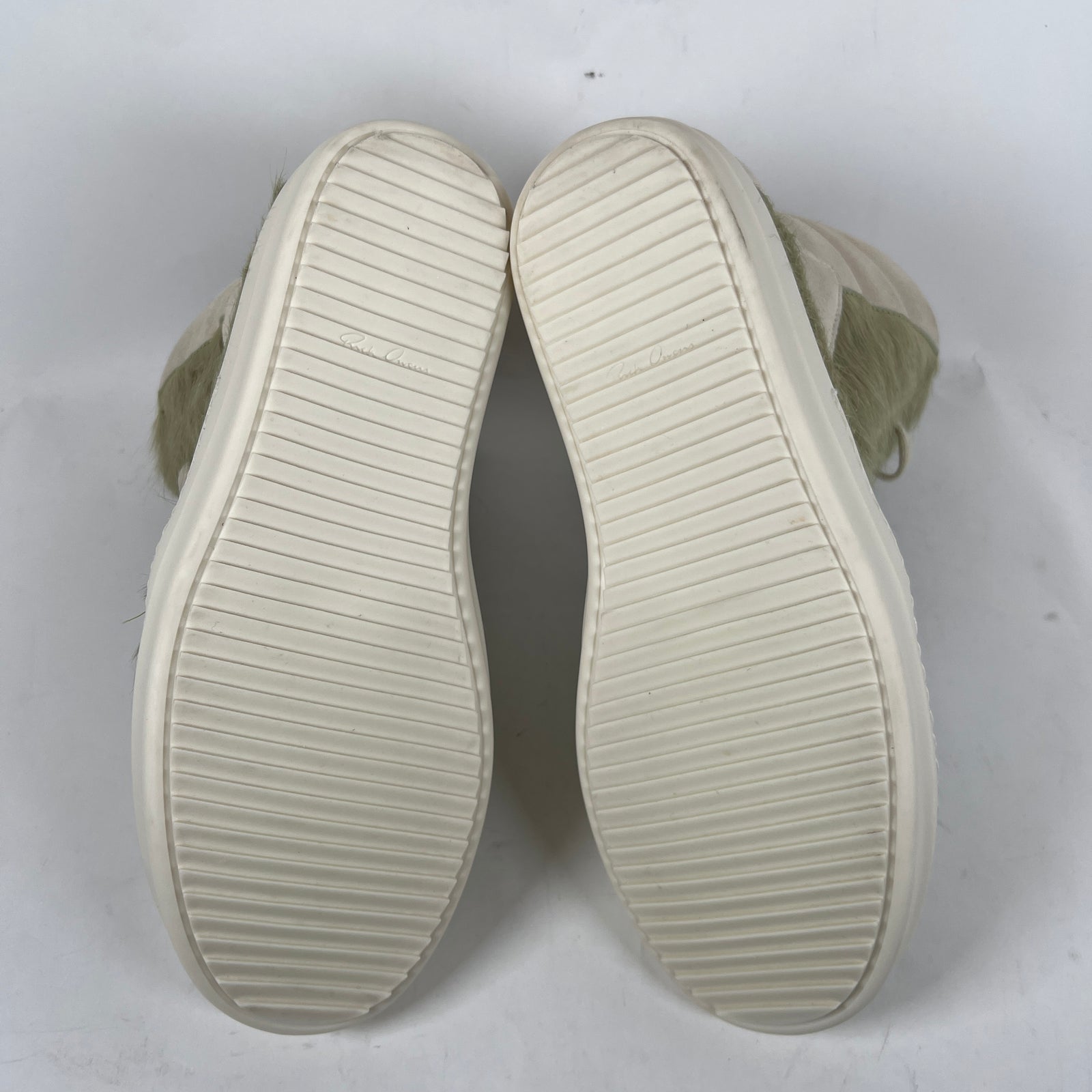 Rick Owens Dirty Acid/Milk Ponyhair Geobasket Size 42