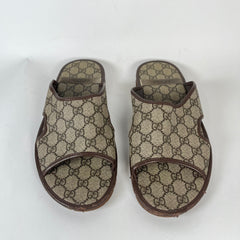 Gucci GG Supreme Tofflor Sandals Size 10