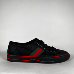 Gucci Black GG Tennis 1977 Sneaker Size 11