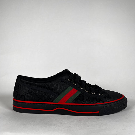 Gucci Black GG Tennis 1977 Sneaker Size 11