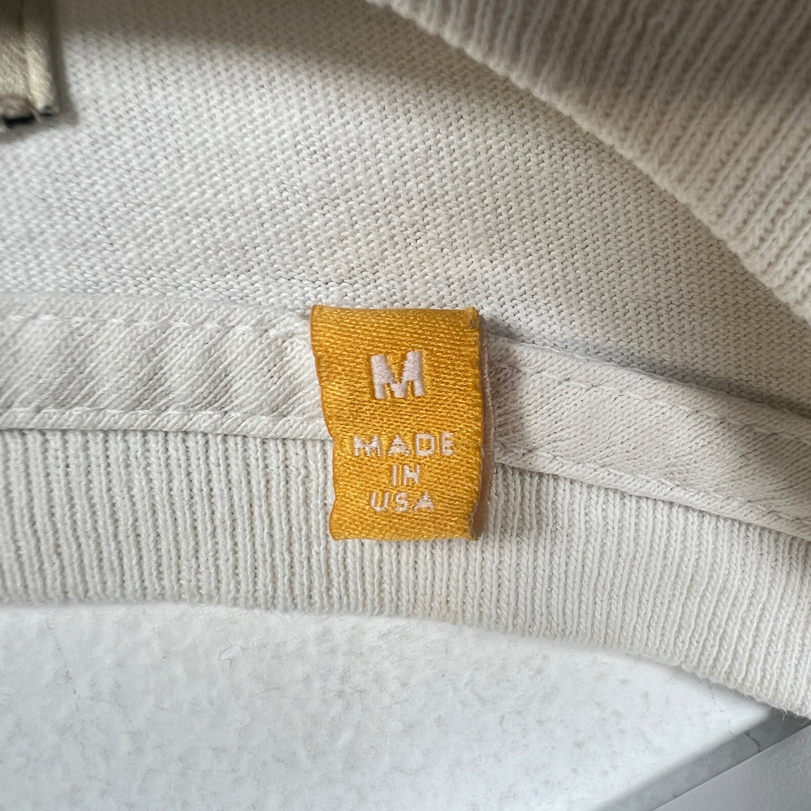 Gallery Dept Cream Logo T-shirt Size M