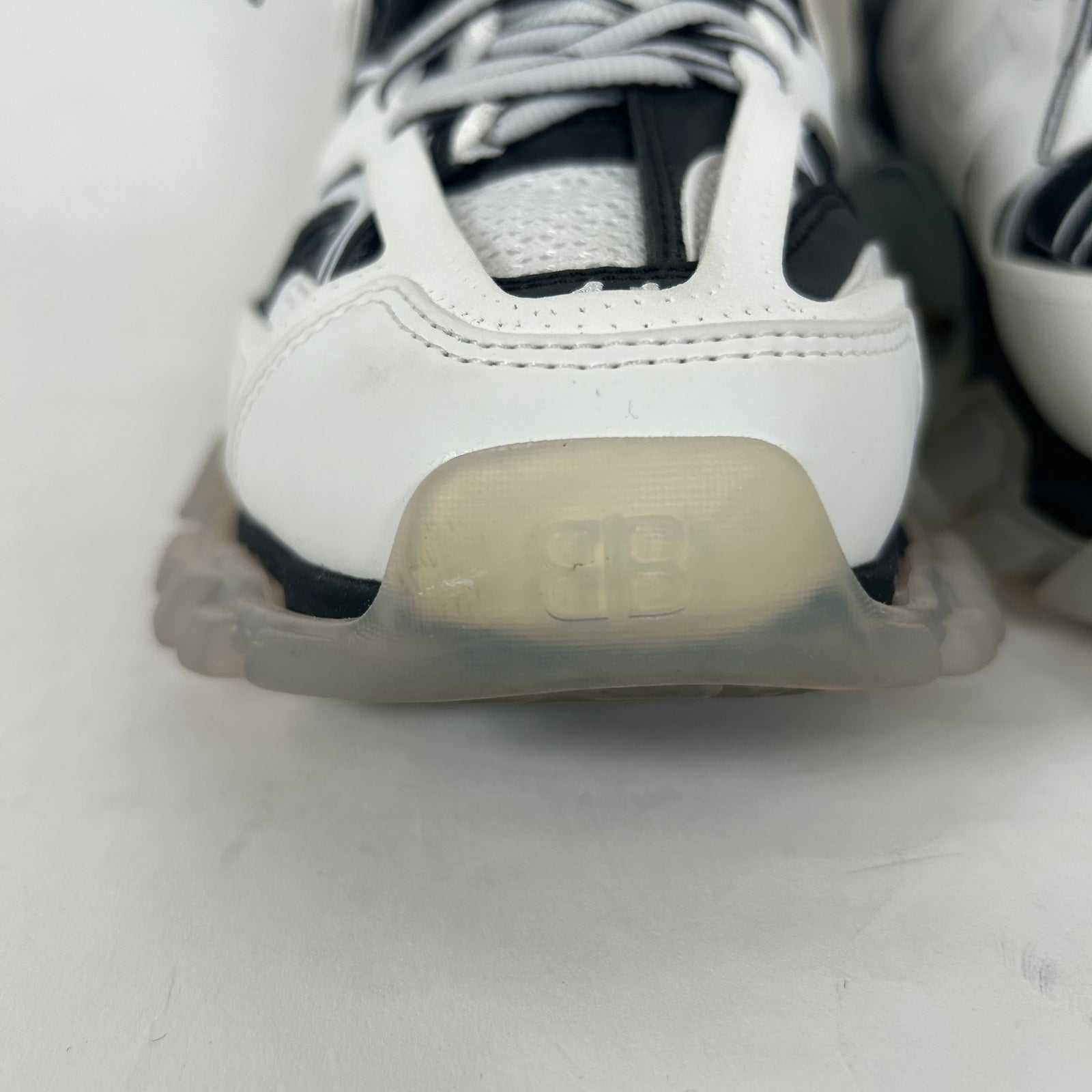Balenciaga White/Black Track Sneakers Size 41
