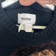 Doublet Knit Bear Sweater Size M