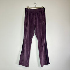 Needles Purple Velour Track Pants Size S