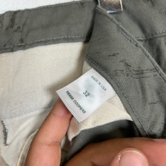 Reese Cooper Olive Herringbone Cargo Pants Size 32