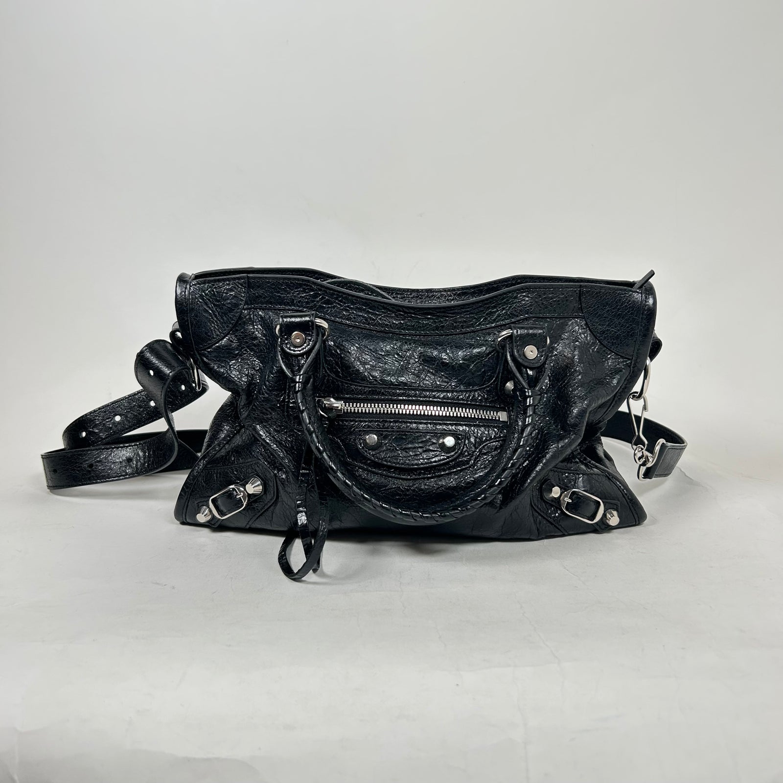Balenciaga Black Le City Leather Bag