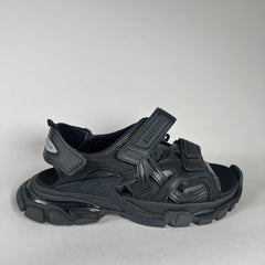 Balenciaga Black Track Sandals Size 45