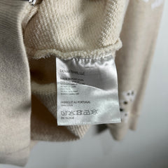 Denim Tears Cream Crystal Wreath Zip-Up Hoodie Size M