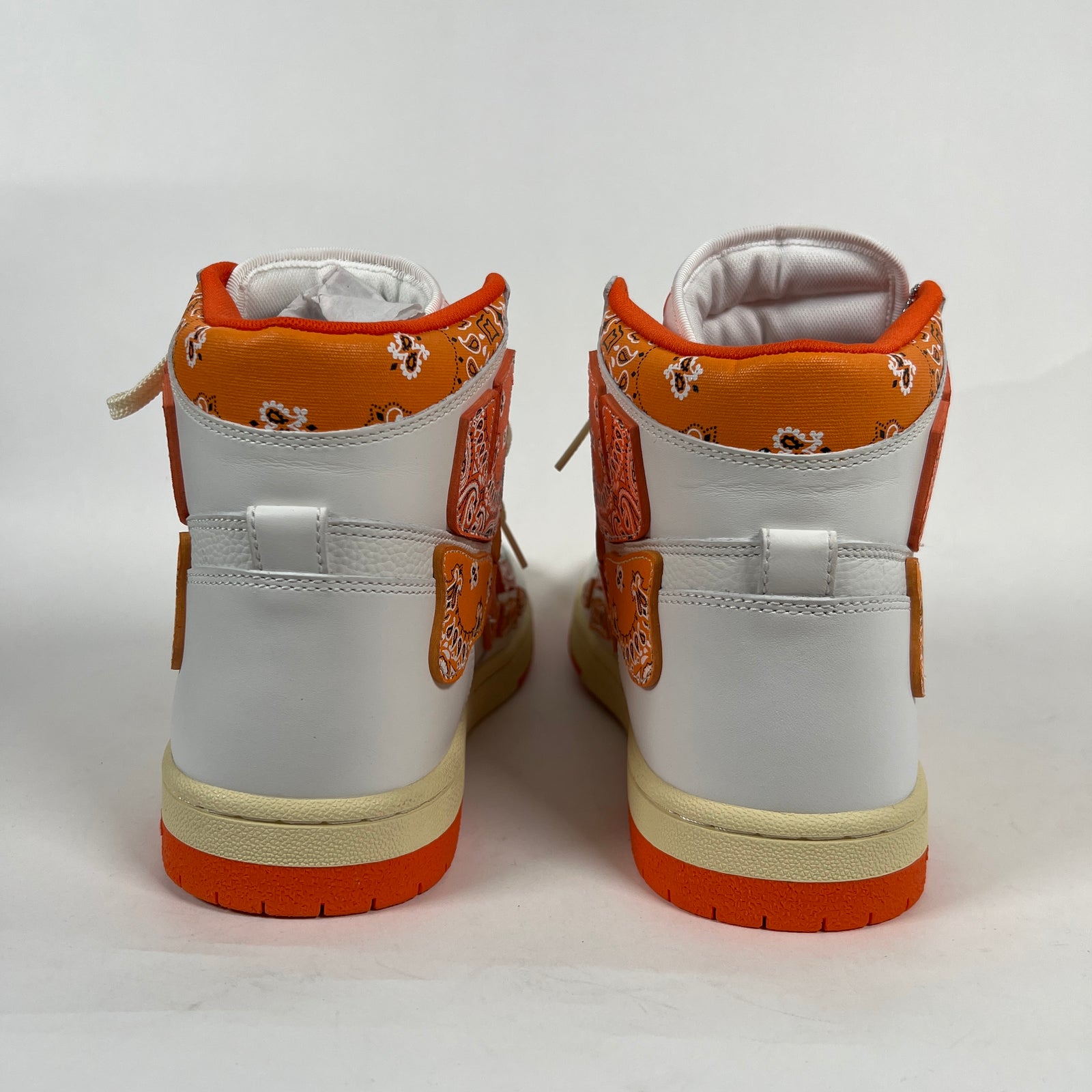 Amiri Orange Bone HighTop Sz 12