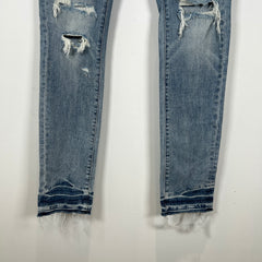 Purple Distressed Jeans Size 34