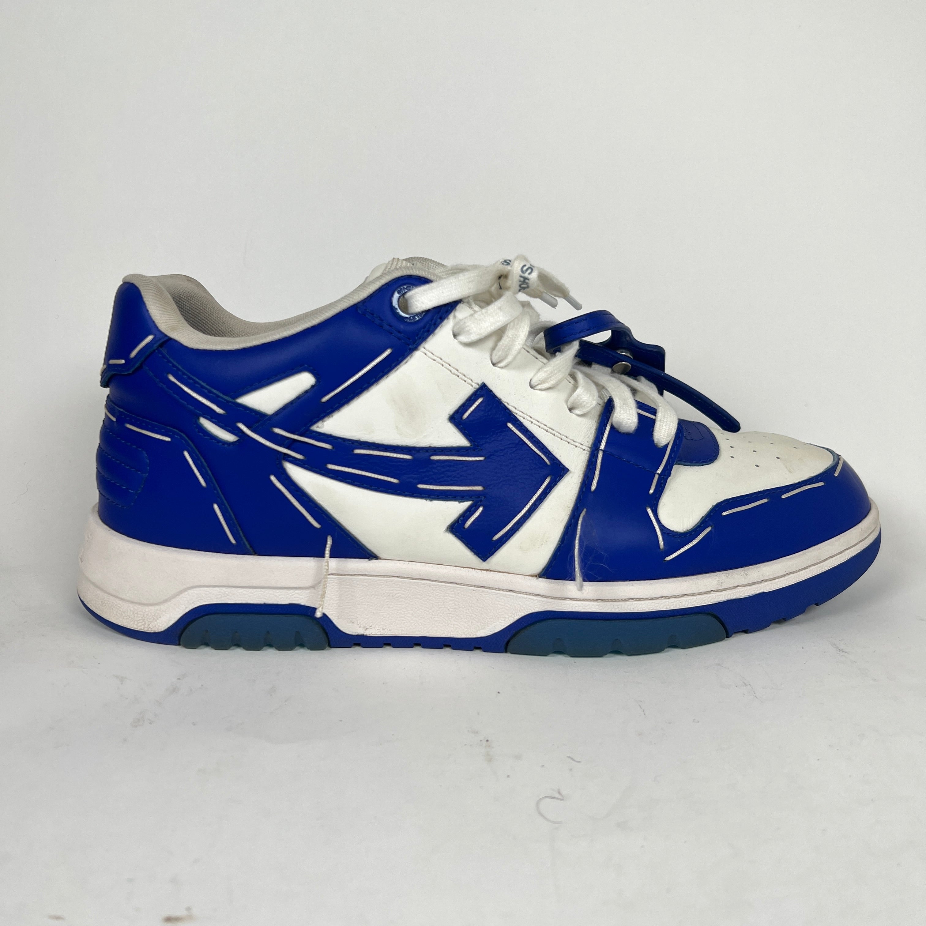 Off White Royal Blue Out Of Office Sneakers Size 46 Street Commerce