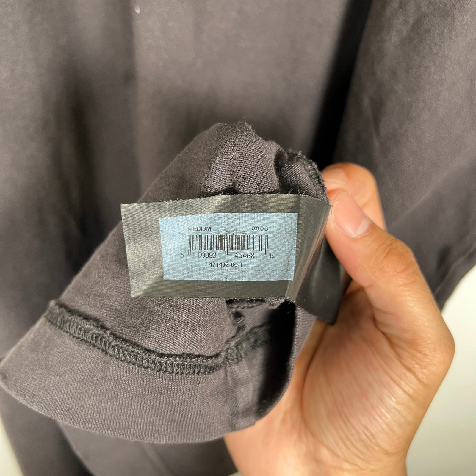 Yeezy Gap Black Oversized Tee Size M