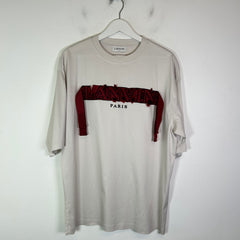 Lanvin Embroidered Curb Lace Logo T-Shirt