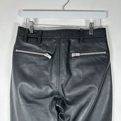 Heliot Emil Leather 'HE' Pants Size 28