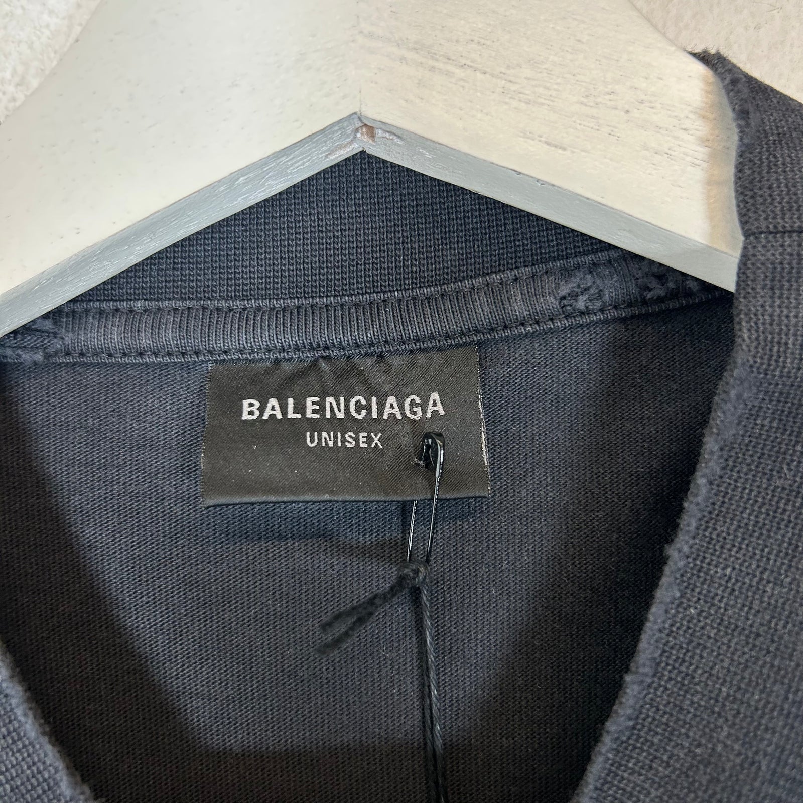 Balenciaga Black 3B Liquefied Logo T-Shirt Size 1