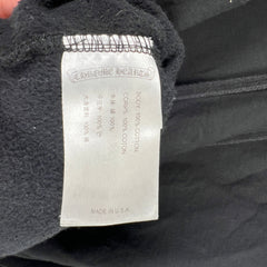 Chrome Hearts Black Glitter Horseshoe Hoodie Size L